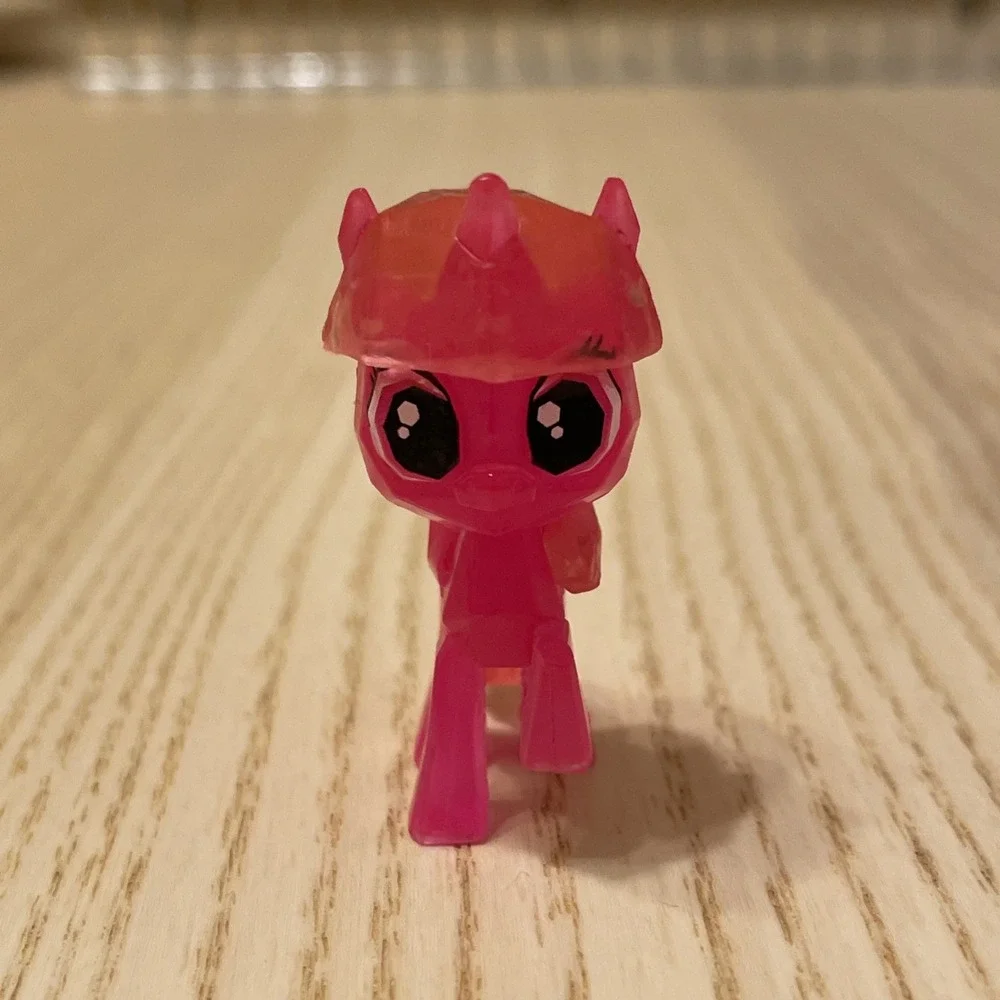 Hasbro Mini My Little Pony MLP‎ Pinky Pie Toy Figure Neon Pink